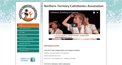Desktop Screenshot of ntcalisthenics.org.au